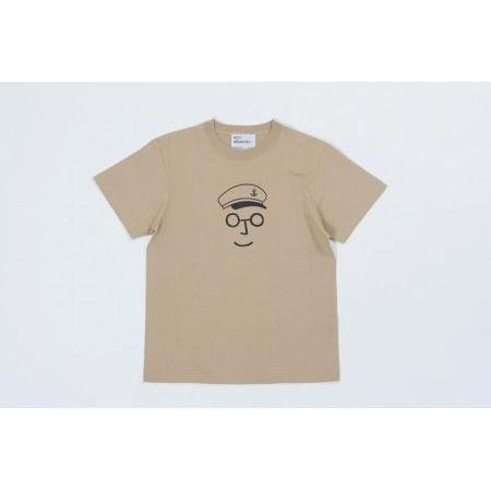 ふるさと納税　《1》セーラー帽イラストTシャツ　BEIGE　神奈川県鎌倉市