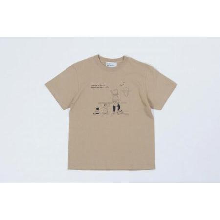 ふるさと納税　《2》Sea　heartイラストTシャツ　BEIGE　神奈川県鎌倉市