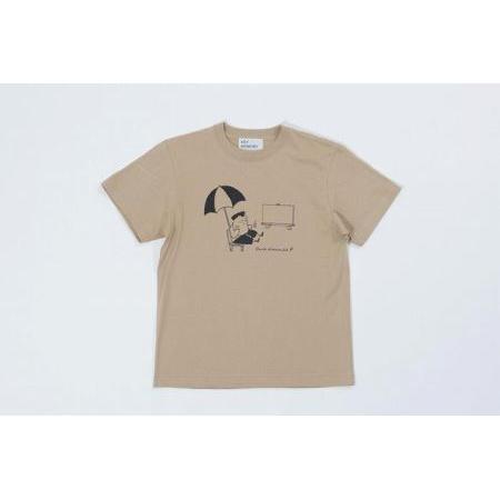 ふるさと納税　《0》GrenouilleイラストTシャツ　BEIGE　神奈川県鎌倉市