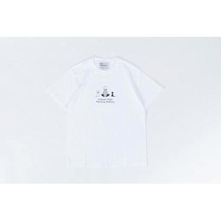 ふるさと納税　《1》TIMEイラストTシャツWHITE　神奈川県鎌倉市