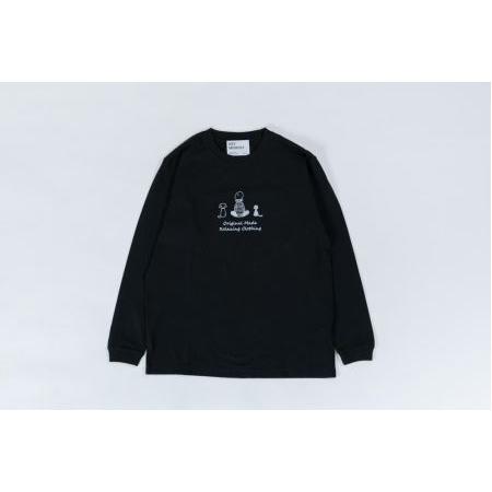 ふるさと納税　《0》レディースM　TimeロングTシャツ　BLACK　神奈川県鎌倉市