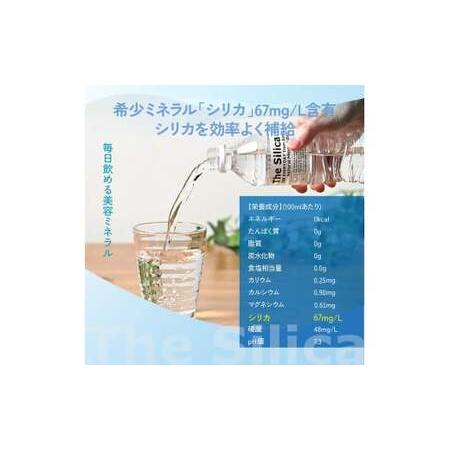 ふるさと納税 【定期便3回コース】The Silica 軟水シリカウォーター 500ml×24本×2箱（計48本）×3回（総合計144本）　水　ミネラ.. 鳥取県米子市_3
