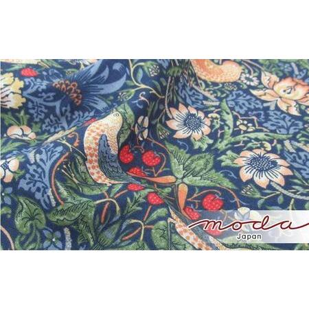 ふるさと納税 【ソファーパッド3人掛用50×150】ベストオブモリス いちご泥棒ネイビー MR-5015I-NB 和歌山県和歌山市 