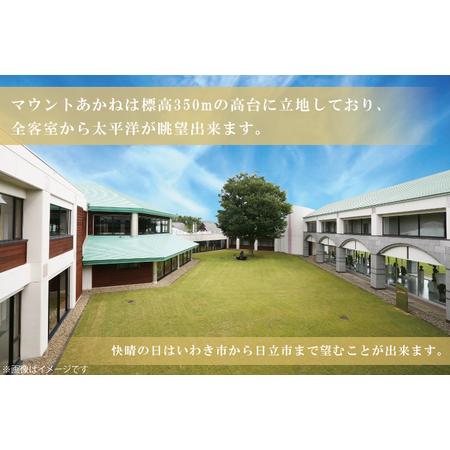 ふるさと納税 客室から太平洋が一望できる！公共の宿マウントあかね【1名様1泊2食ご宿泊券】★和室8畳またはツイン★(AB201) 茨城県北茨城市の画像