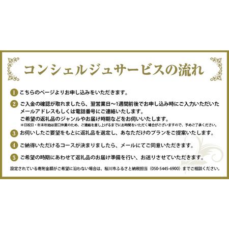 ふるさと納税 【 茨城県桜川市 コンシェルジュ】 返礼品おまかせ！ 寄附額 300万円  [BR018sa] 茨城県桜川市の画像