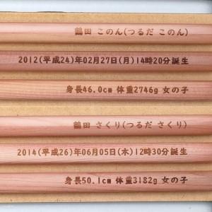 ふるさと納税 鉛筆（えんぴつ）お誕生記念(太三角)【プレゼントA-320】【名入れ】鉛筆 埼玉県加須市_3