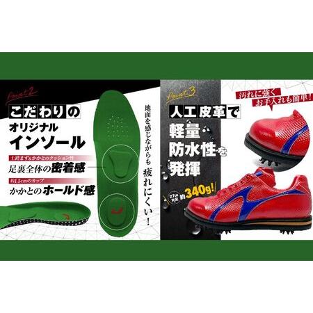 本日価格！！ ふるさと納税 ゴルフ シューズ （ カラー オーダー ） 履き心地 抜群 人気 初心者 おすすめ フィット感 メンズ レディース ジャガーズ創工 奈良県三宅町 【MY3045363575】(107250円)