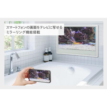 ふるさと納税 【別途設置工事必要】24V型浴室テレビ(VB-BB241W) 新潟県燕市の画像