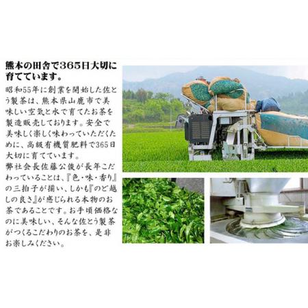 ふるさと納税 深蒸し茶 上級茶 詰合せ 100g×7本セット 【有限会社 佐とう製茶】[ZAS002] 熊本県山鹿市の画像