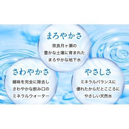 ふるさと納税 水 【定期便3ヶ月】 奥大和の銘水 48本 長期保存可能 定期便 G-97 水 奈良県奈良市の画像