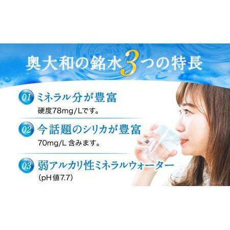 ふるさと納税 水 【定期便3ヶ月】 奥大和の銘水 48本 長期保存可能 定期便 G-97 水 奈良県奈良市の画像