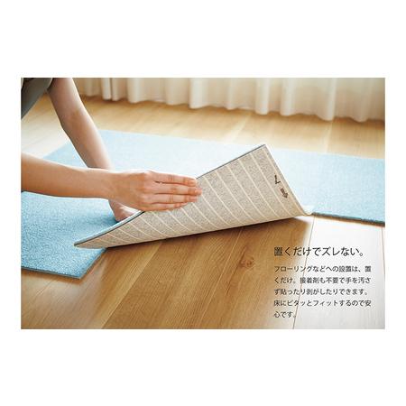 ふるさと納税 吸着分割ペットと人の共生用カーペット6.72平方メートル（40×40cm 42枚セット）＜サンドグレー＞ 兵庫県伊丹市の画像
