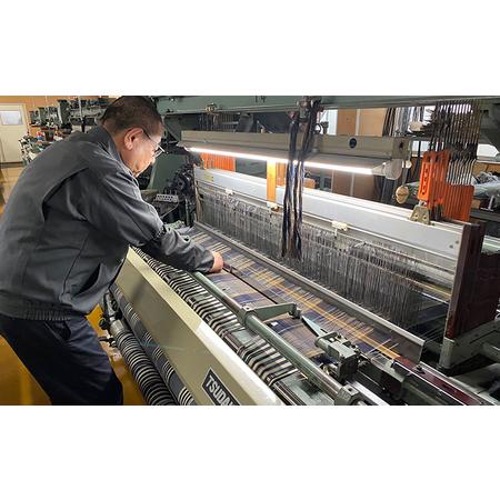 ふるさと納税 亀田縞　ツートンカラーエコバッグ 新潟県新潟市 