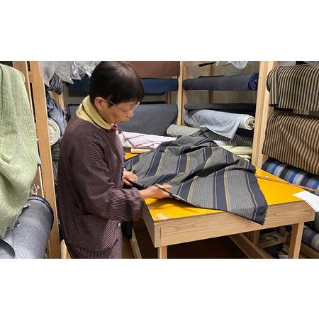 ふるさと納税 亀田縞　帆布トートバッグ 新潟県新潟市 