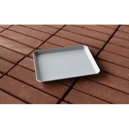ふるさと納税 1616/ TY Square Plate 200 Grey 5枚セット【1616/arita japan】有田焼 食器 器 皿 中皿 角皿 スクエア プレート グレー A45-332 佐賀県有田町の画像