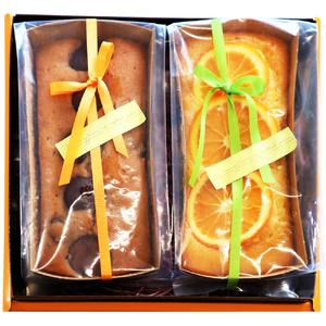 ふるさと納税 奈良県産小麦粉100%使用 しっとりパウンドケーキ 2本セット【栗の渋皮煮とオレンジ】 [2454] 奈良県香芝市_3