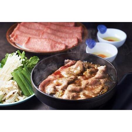 ふるさと納税 (全5回定期便)【A5〜4等級】博多和牛赤身うす切り 1kg 福岡県大川市_1