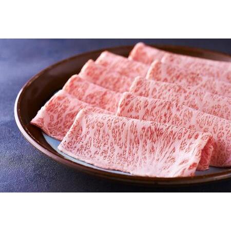 ふるさと納税 (全3回定期便)【A5〜4等級】博多和牛ロースうす切り 1kg 福岡県大川市_1
