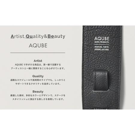 ふるさと納税 AQUBE MUSIC PRODUCTS ギターストラップ　シュリンク ブラック ［ S ］(裏面カラー：スウェードグレー)_0029-003-T05-1 東京都台東区