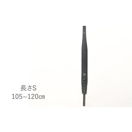 ふるさと納税 AQUBE MUSIC PRODUCTS ギターストラップ　シュリンク ブラック ［ S ］(裏面カラー：スムースベージュ)_0029-003-T05-3 東京都台東区