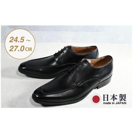 ふるさと納税 ビジネスシューズ 幅広 AS 580 BL[ブラック] ファッション ファッション小物 靴 日本製 社会人 メンズ 男性用 紳士靴 牛革 ロ.. 新潟県新潟市