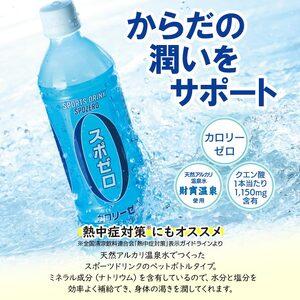 ふるさと納税 W-22174／財宝温泉のスポーツドリンク500ml&times;24本 鹿児島県垂水市