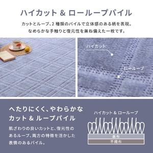 ふるさと納税 日本製 平織カーペット 江戸間3畳 約176×261cm ブルー 1枚 600098330｜抗菌 防臭 新生活 引越し 模様替え 快適 買い替え [3.. 大阪府泉大津市の画像