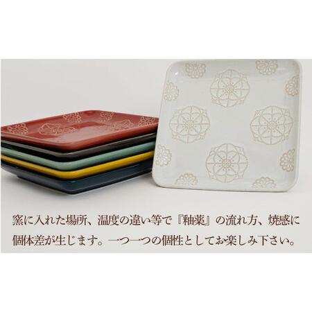 ふるさと納税 【波佐見焼】ステッチ 正角皿 6点セット 食器  皿 プレート 【藍染窯】[JC113] 波佐見焼 長崎県波佐見町_4