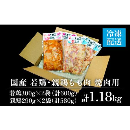 ふるさと納税 味付け肉「 国産若鶏もも肉 焼肉用 300g×2袋（計600g）」と「 国産親鶏もも肉焼肉用 290g×2袋（計580g）」の食べ比べ.. 福井県永平寺町｜furunavi｜05