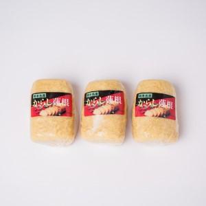 ふるさと納税 高見 からし蓮根 丸大 900g (1本300g前後×3本) 辛子蓮根 おつまみ 惣菜 九州 冷蔵 熊本名物 辛子 れんこん 蓮根 レンコン ご.. 熊本県八代市_3