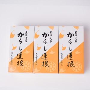ふるさと納税 高見 からし蓮根 丸大 900g (1本300g前後×3本) 辛子蓮根 おつまみ 惣菜 九州 冷蔵 熊本名物 辛子 れんこん 蓮根 レンコン ご.. 熊本県八代市_4
