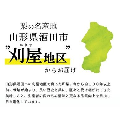 ふるさと納税 SA2989　刈屋梨　豊水　約3kg(6〜10玉入) 山形県酒田市_1