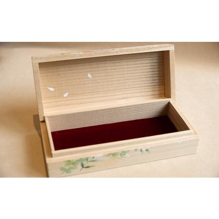 ふるさと納税 【箱藤商店】桐製めがね箱〈京都日本画絵師絵付け〉 京都府京都市_1