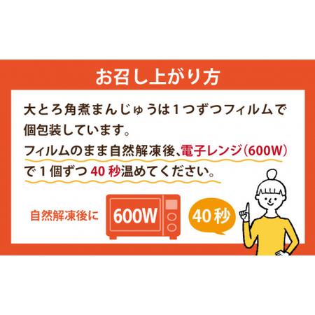 ふるさと納税 長崎大とろ角煮まんじゅう 10個 [DBG012] 角煮まんじゅう 惣菜 長崎 長崎県小値賀町の画像