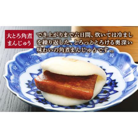 ふるさと納税 【6回定期便】 長崎角煮まんじゅう / 大とろ角煮まんじゅう 各8個 [DBG029] 長崎県小値賀町_2