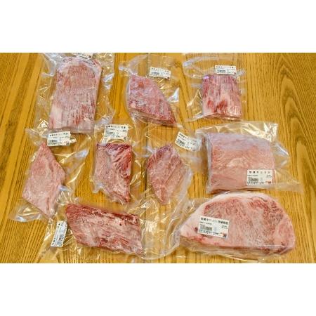 【数量限定アウトレット品】 ふるさと納税 (121)常陸牛　カルビ・ロース・ミスジのブロック肉　焼肉用：約5000g 茨城県境町 【LW1624163860】(57200円)