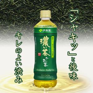 ふるさと納税 ［定期便３回］お〜いお茶濃い茶PEＴ６００ml（1909） 静岡県富士市 