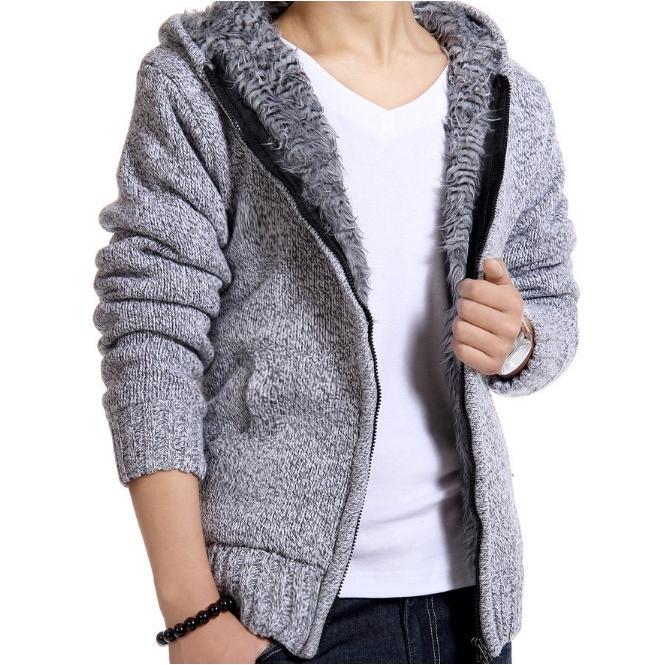 裏起毛 メンズ ジャンパー パーカー フード ジップアップ ダブル