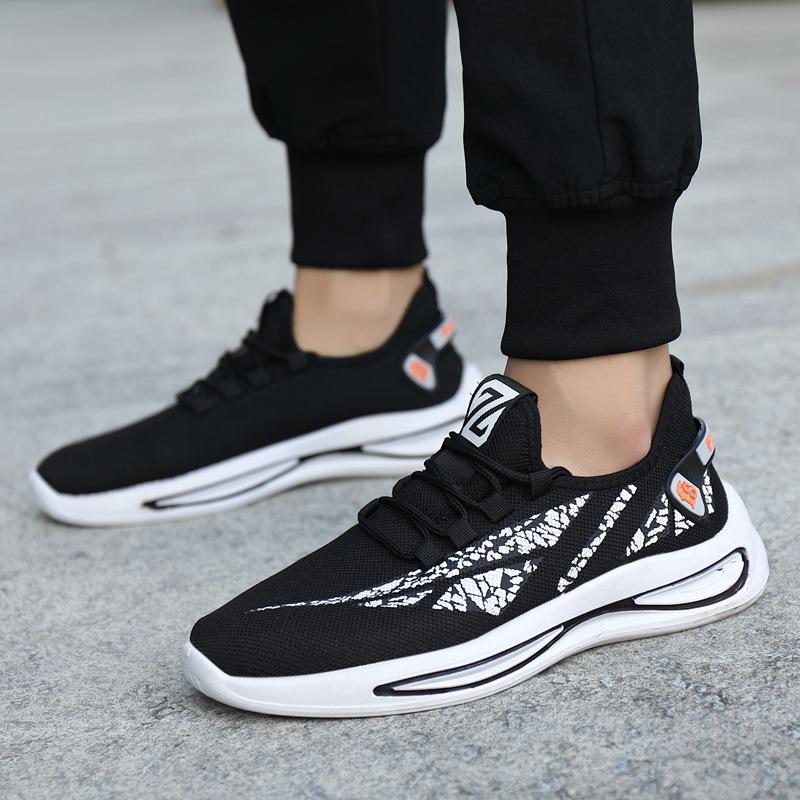 メンズ カジュアル シューズ ゴム紐 結ばない靴紐 メッシュ