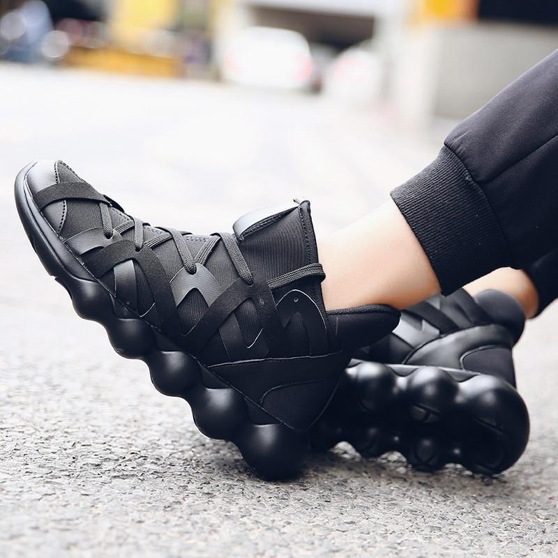 メンズ ハイカット スニーカー 靴 バッシュ バスケットシューズ ストリートファッション 編み レッド 赤 秋 Sneakers17 ベルト メンズ 本革 Fleuruneffe 通販 Yahoo ショッピング