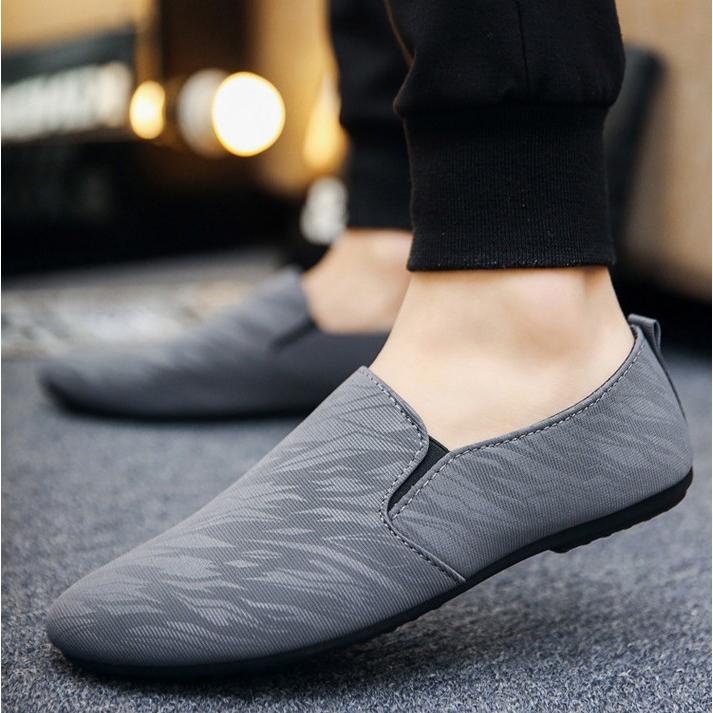 メンズ スリッポン 迷彩 カモフラージュ シューズ ドライビング