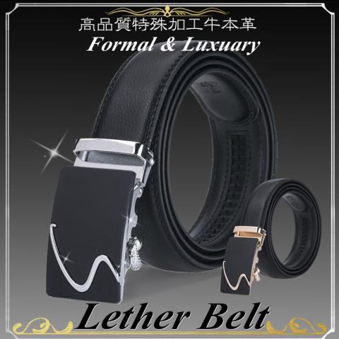 無段階調整ベルト 穴なし メンズ 本革 ゴルフ ビジネス カジュアル 黒