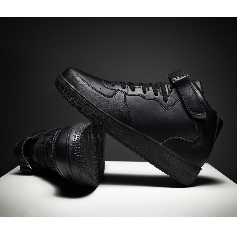 ハイカット スニーカー メンズ マジックテープ 厚底 シューズ バッシュ