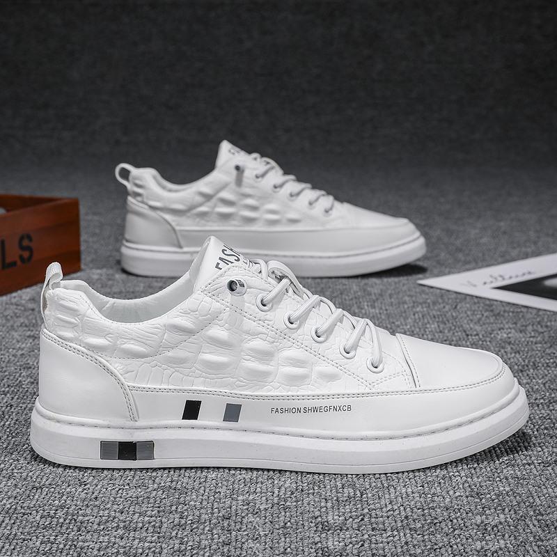 靴 メンズ クロコ風型押し ローカット スニーカー シューズ メッシュ