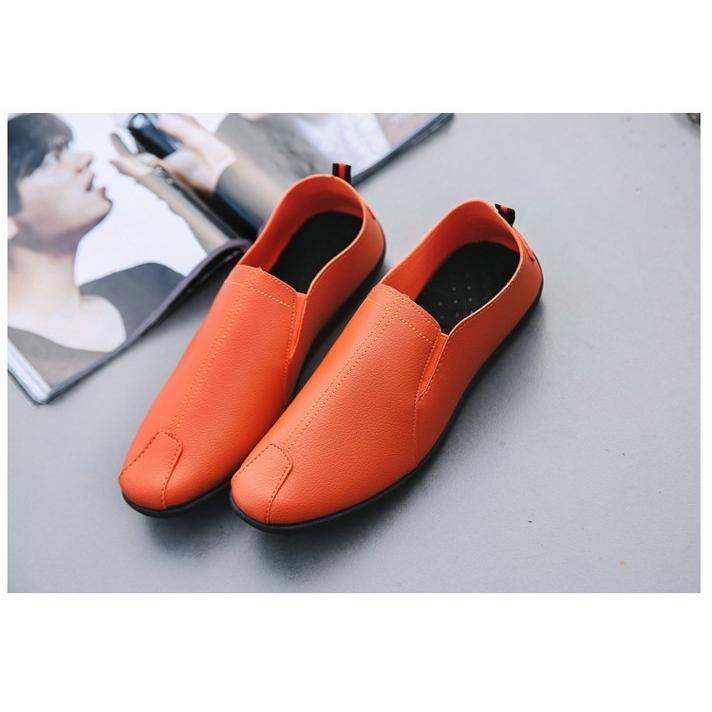 メンズ スリッポン PU レザー シューズ ドライビングシューズ 無地 軽量 カジュアル スポーツ スニーカー 運動靴 茶 白 黒 靴 秋 |  | 08