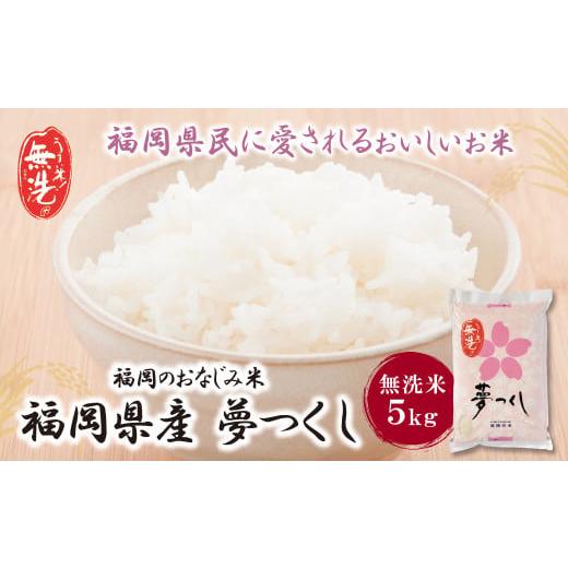 ふるさと納税 米 福岡県 福智町 W17-13 新米 令和7年産 福岡の人気銘柄 無洗米 福岡県産・夢つくし5kg お米 米 こめ コメ ブランド米 白米 人気 おすすめ 無洗…