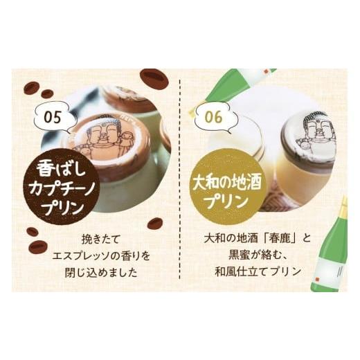 ふるさと納税 菓子 プリン 奈良県 奈良市 まほろば大仏プリン 6種6個