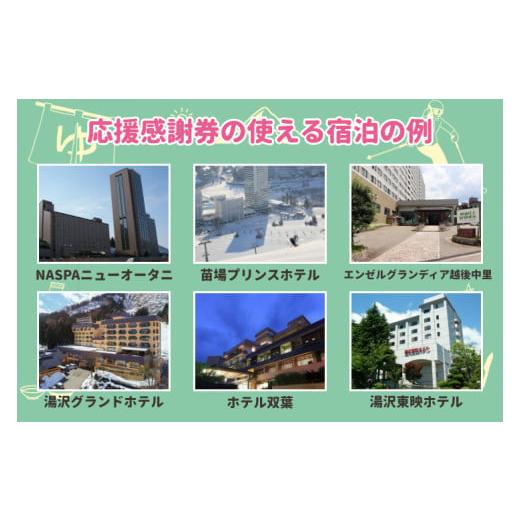 ふるさと納税 高級宿 新潟県 湯沢町 「ありがとう湯沢」応援感謝