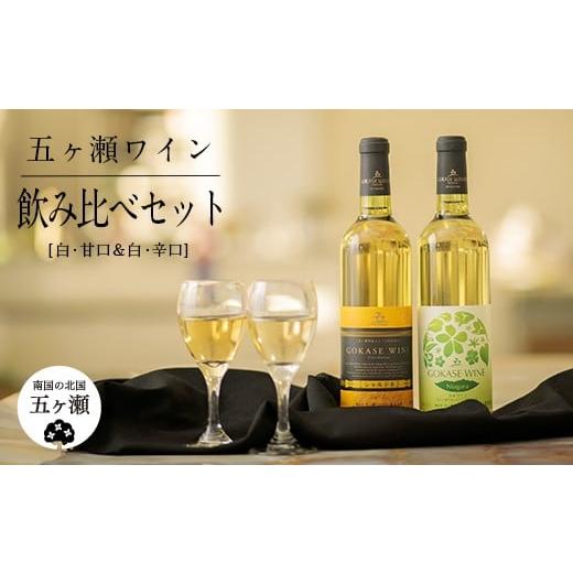 ふるさと納税 宮崎県 五ヶ瀬町 五ヶ瀬 ワイン 飲み比べ セット( 白 ・ 甘口 & 白 ・ 辛口 )| お酒 ワイン さけ 酒 アルコール 飲料 飲み物 宮崎 五ヶ瀬