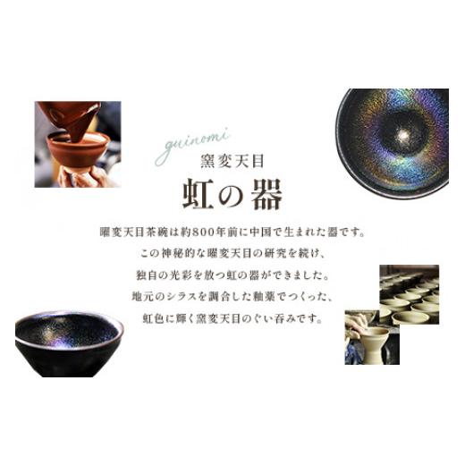 ふるさと納税 陶磁器・漆器・ガラス 宮崎県 三股町 虹の器〜窯変天目